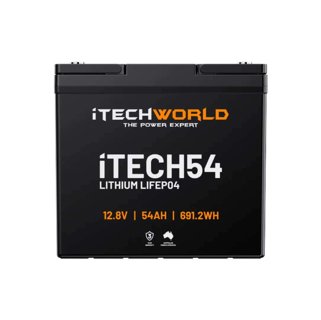 iTECH54 | Deep Cycle Lithium Battery | LiFePO4 54Ah