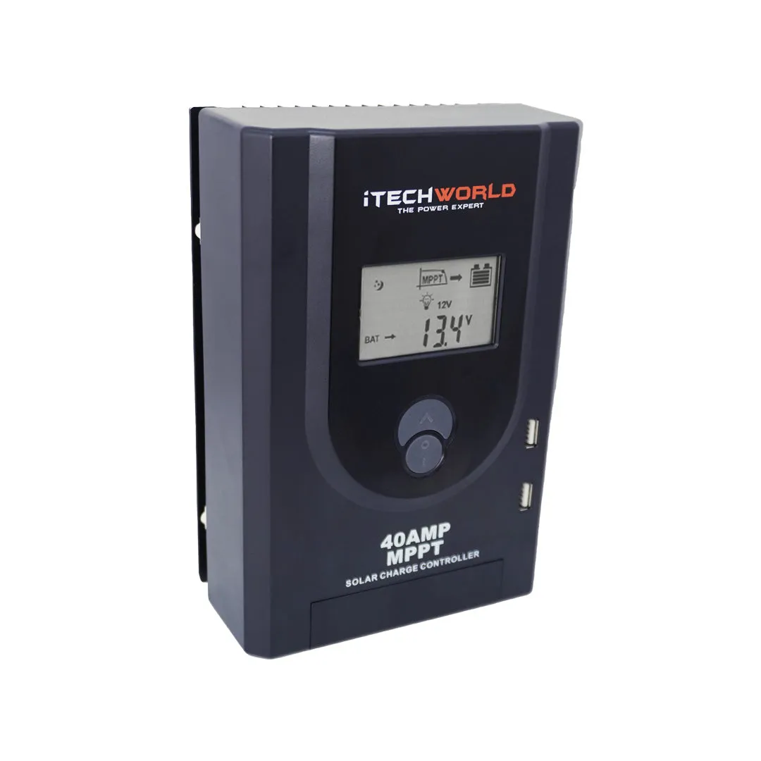iTechworld | MPPT Solar Charge Controller | 40A 12/24V