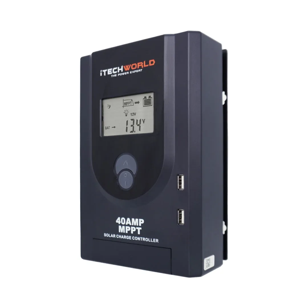 iTechworld | MPPT Solar Charge Controller | 40A 12/24V
