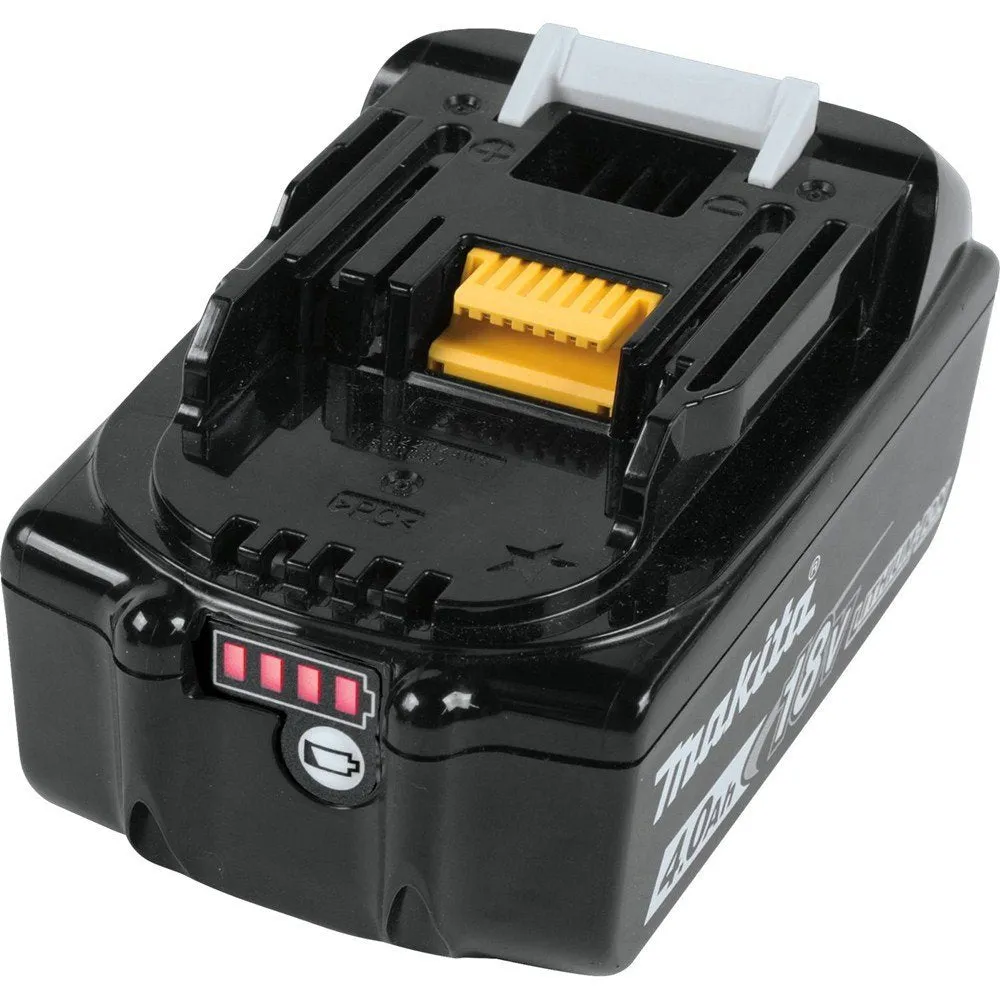 Makita BL1840B 18-Volt 4.0Ah L.E.D. LXT Lithium-Ion Slide Style Battery Pack
