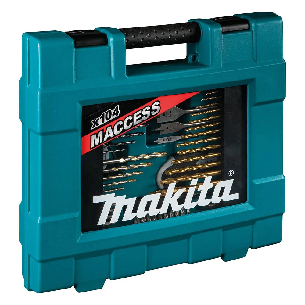 Makita D-31778 Metric Multi Bit and Hand Tool Set w/ Compact Carry Case - 104 PC