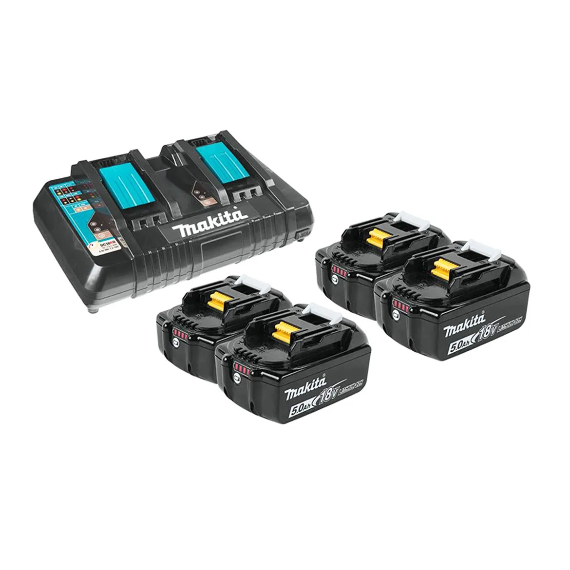 Makita X2 XBU02PT1 36-Volt 5.0Ah LXT Lithium-Ion Cordless Brushless Blower Kit