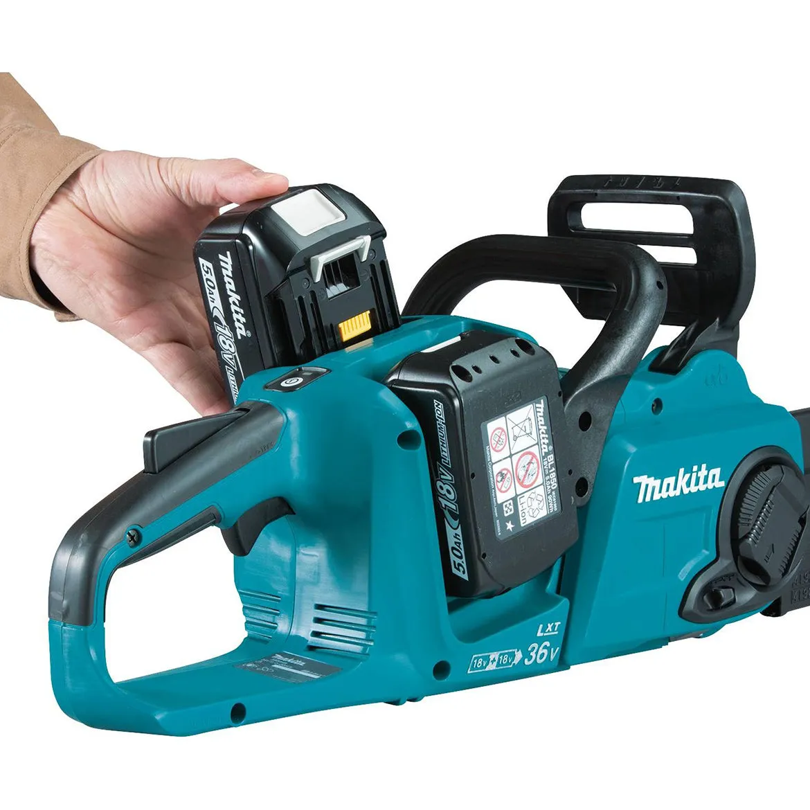 Makita X2 XCU04PT 36-Volt LXT 16-Inch Brushless Cordless Chainsaw Kit