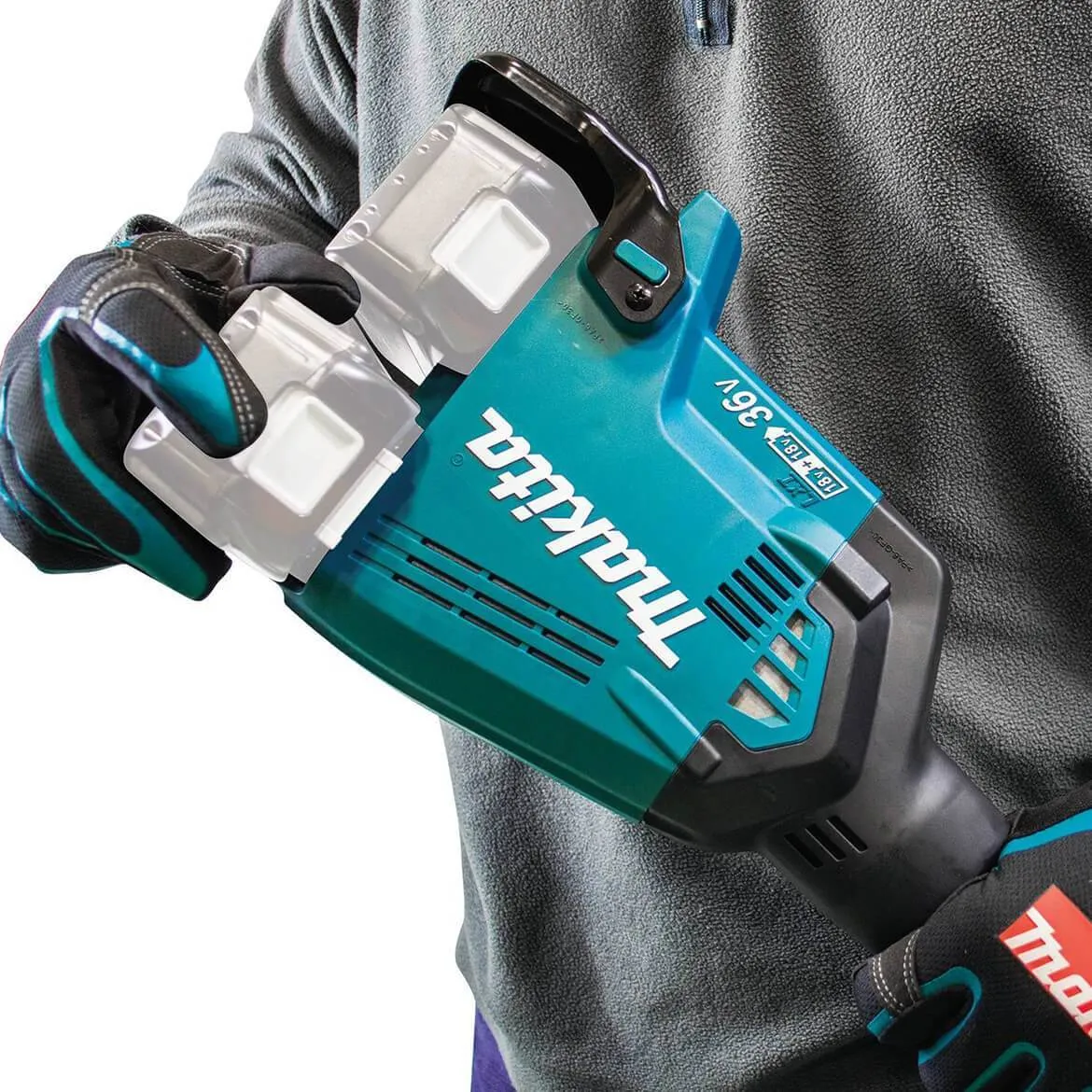 Makita X2 XUX01ZM5 36V LXT Shaft Power Head Attachment W/ Trimmer - Bare Tool