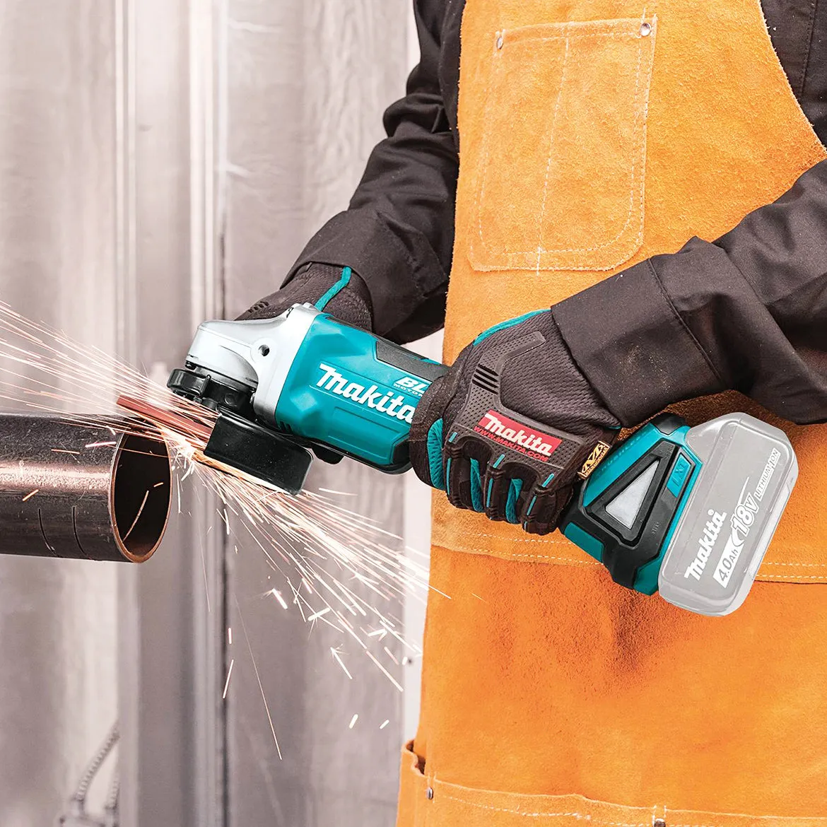 Makita XAG11Z 18-Volt 5-Inch Cordless Paddle Switch Angle Grinder - Bare Tool