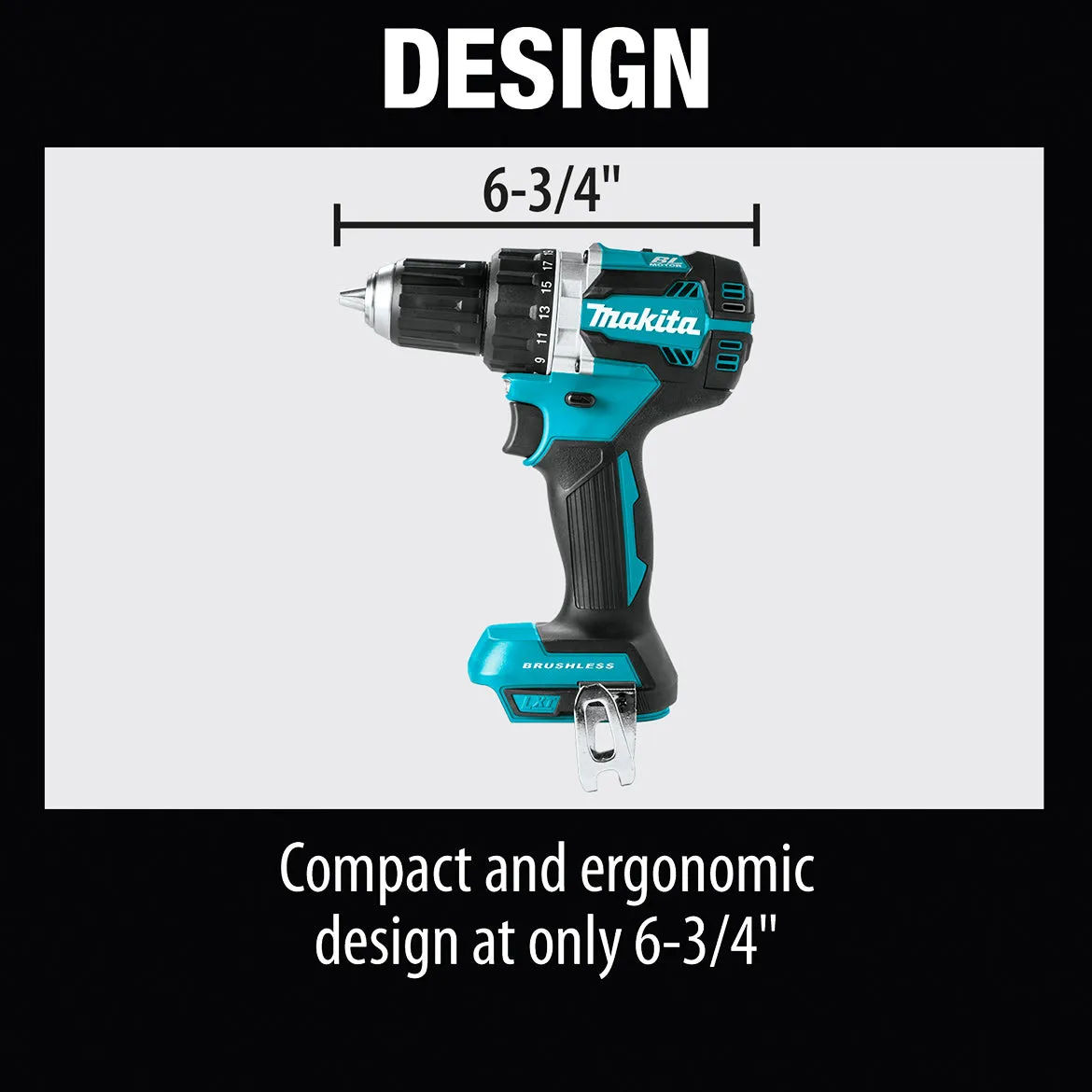 Makita XFD12Z 18-Volt 1/2-Inch Lithium-Ion Cordless Driver-Drill - Bare Tool