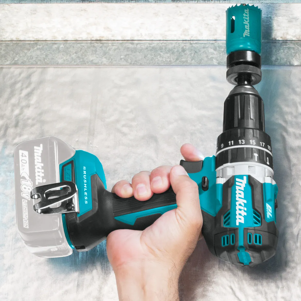 Makita XPH12Z 18-Volt LXT Lithium-Ion Cordless Hammer Driver-Drill - Bare Tool