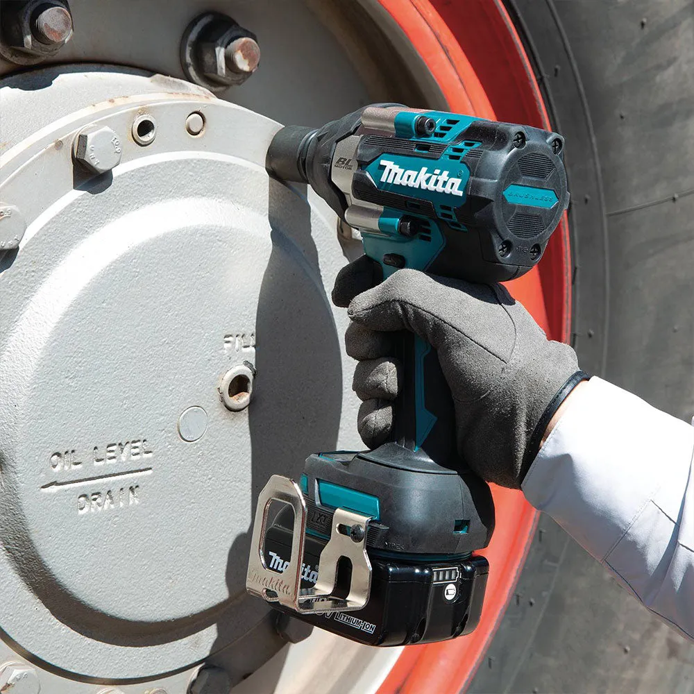 Makita XWT17T 18V LXT 1/2" Sq. Drive Li-Ion Brushless Cordless Impact Wrench Kit