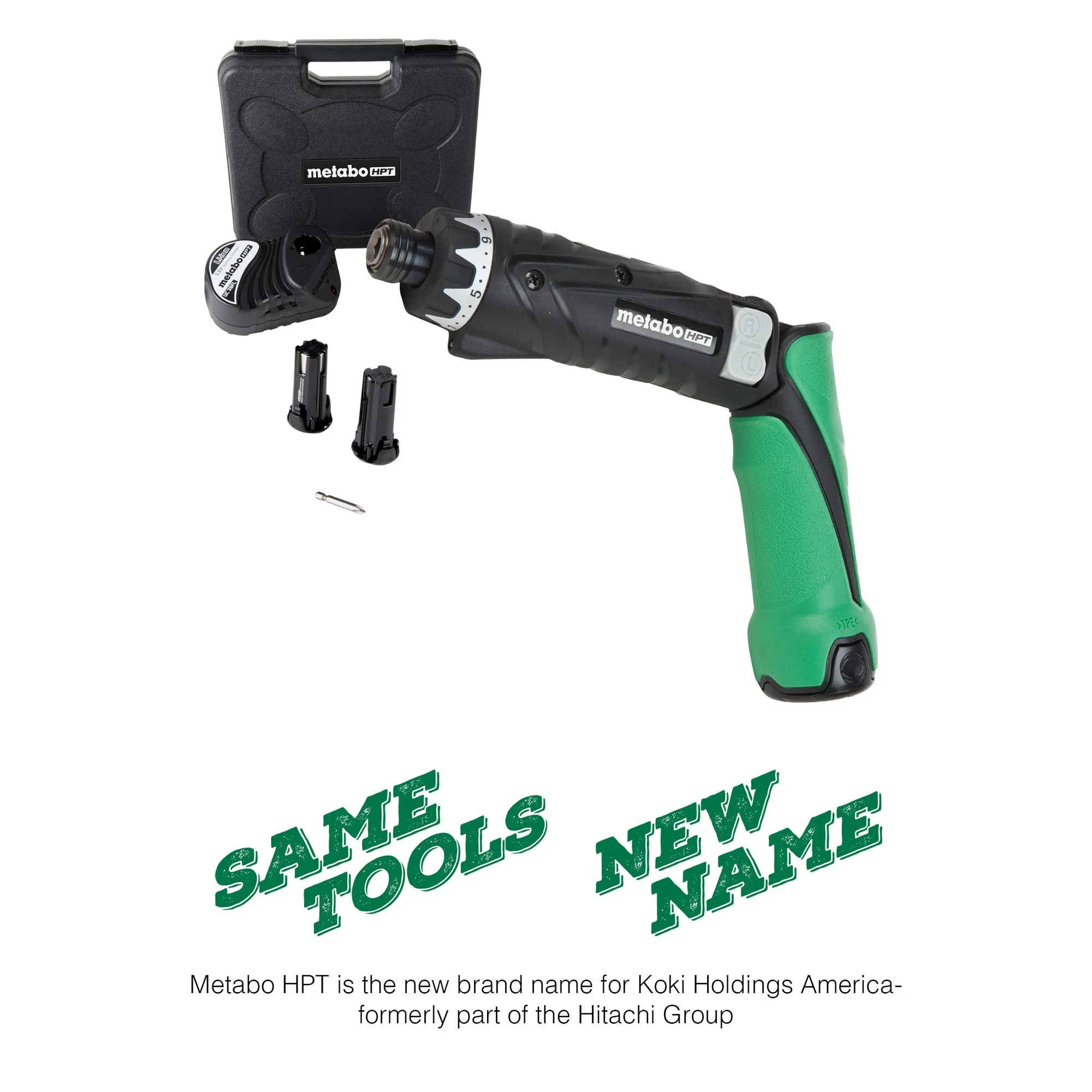 Metabo HPT DB3DL2 3.6V 1/4" Cordless Li-Ion Screwdriver w/ 1.5 AH Battery