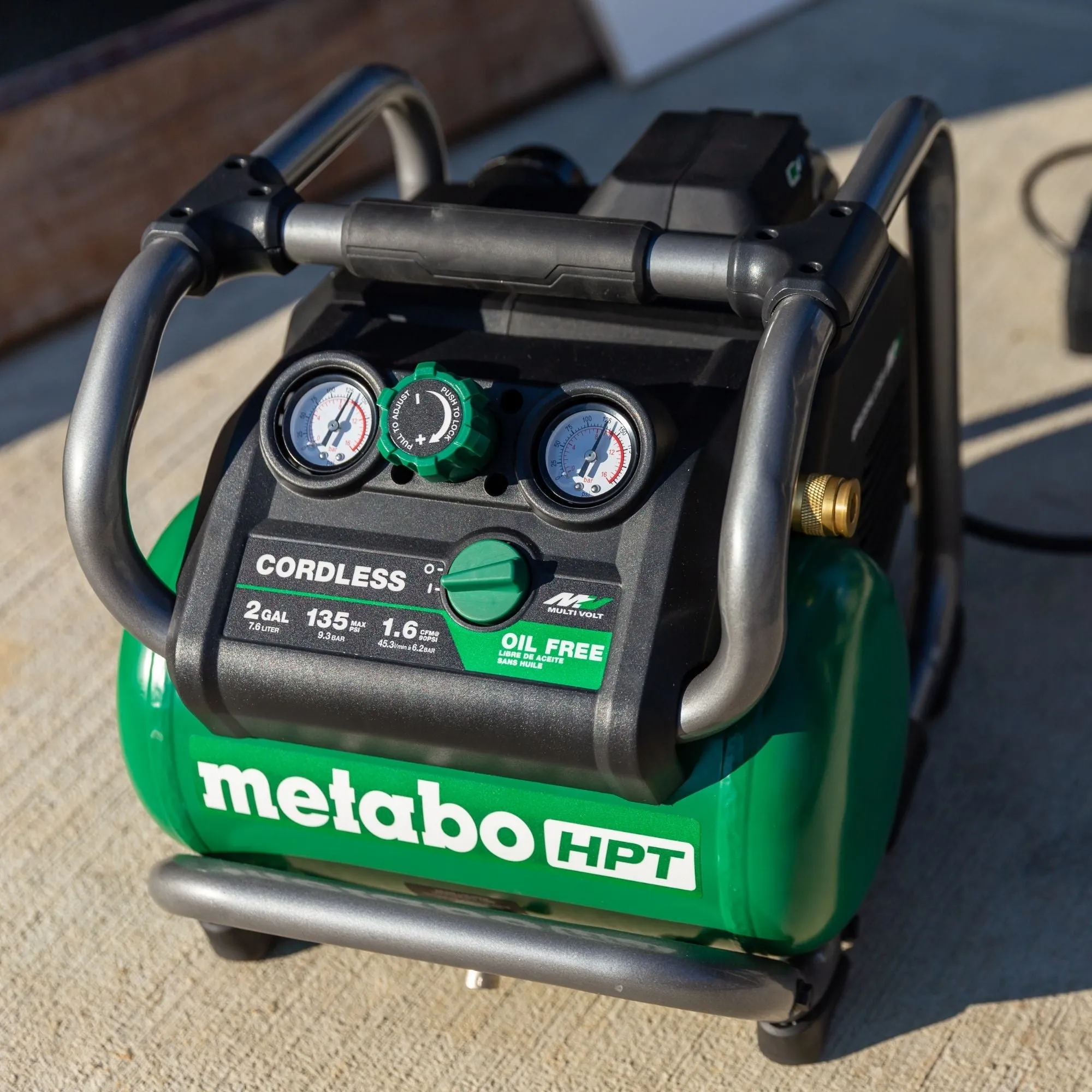 Metabo HPT EC36DAQ4 36V 2 Gallon Cordless Brushless Air Compressor - Bare Tool