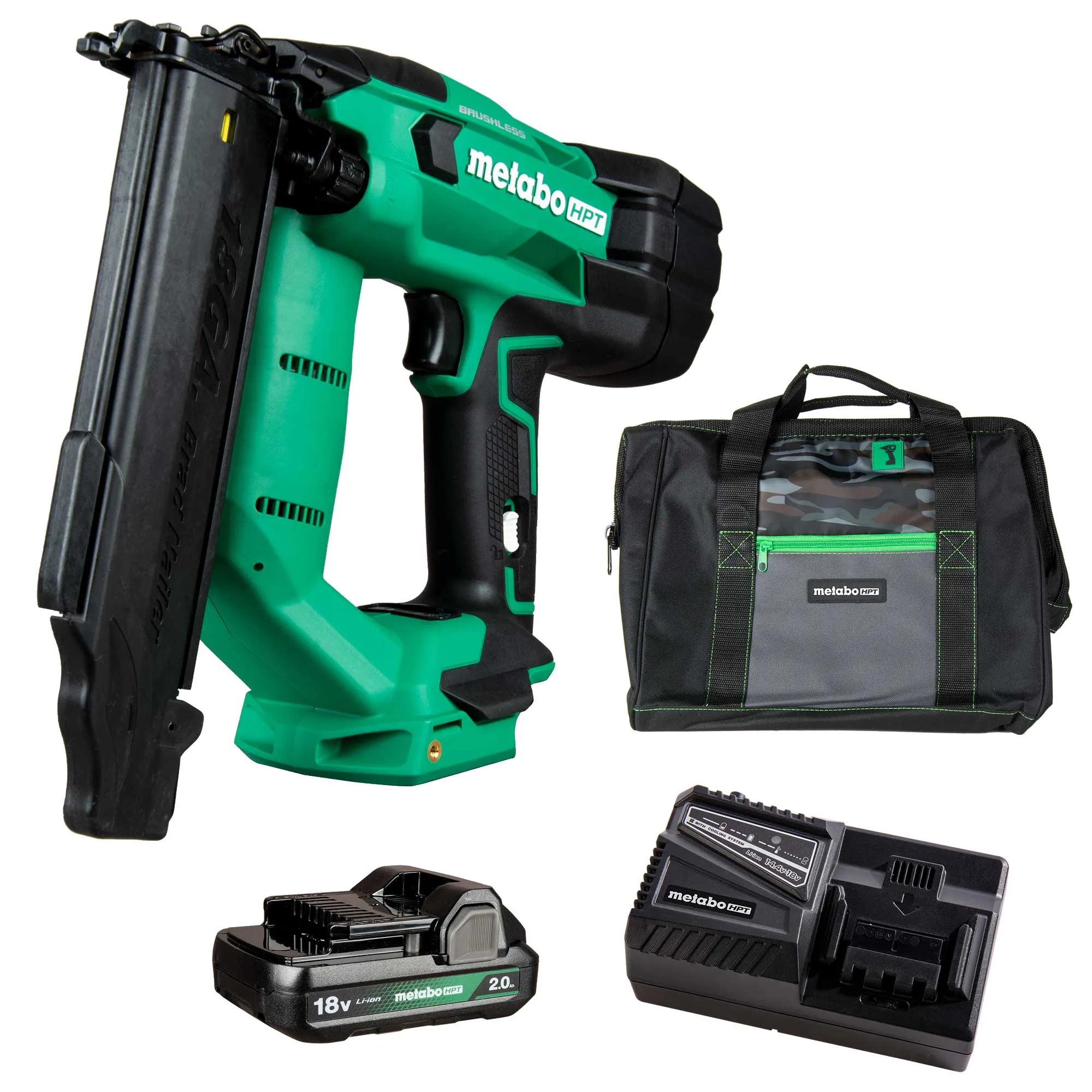 Metabo HPT NT1850DFT 18V 18 Gauge Cordless Lithium-Ion Brad Nailer Kit