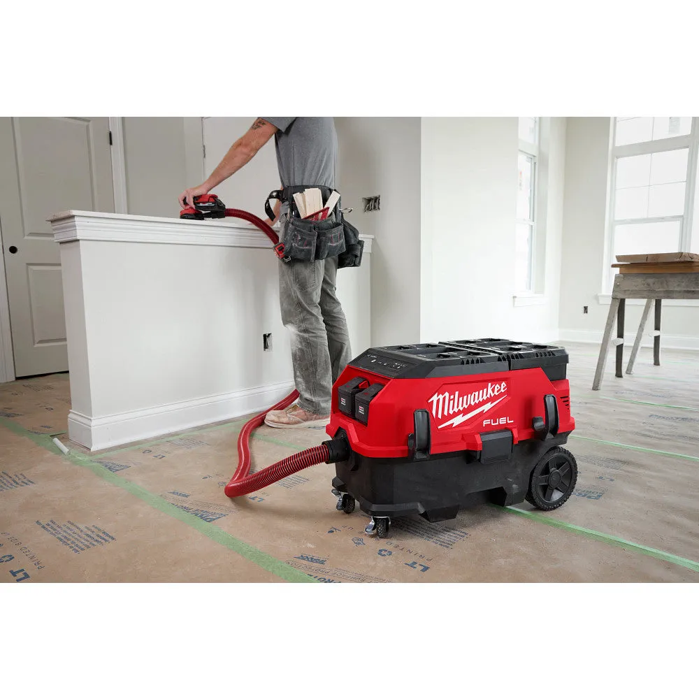 Milwaukee 0888-20 M18 FUEL 18V 9 Gallon Dual Battery Dust Extractor - Bare Tool