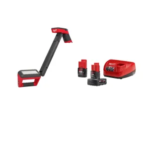 Milwaukee 2126-20x2BSK M12 12V Underbody Light w/ 4AH and 2AH Starter Kit