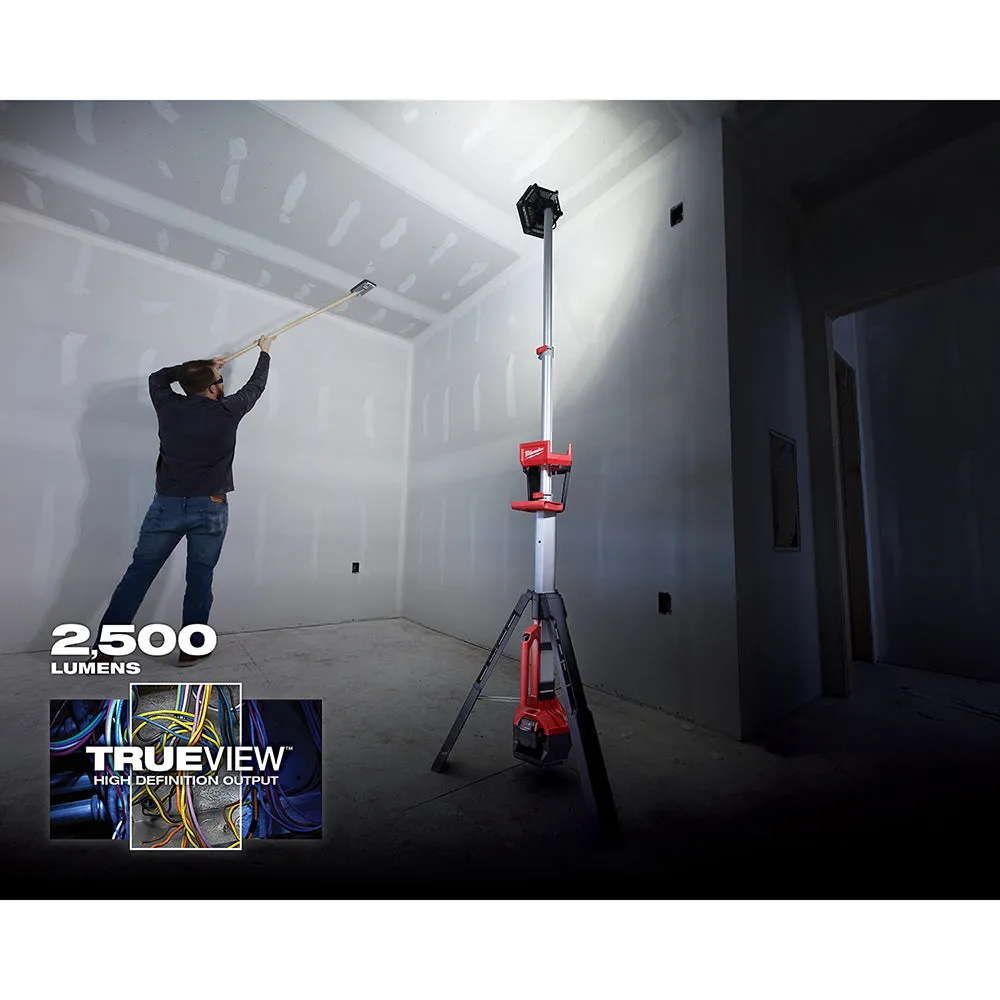 Milwaukee 2131-20 M18 ROCKET 18V Dual Power Tower Light w/ 6AH Battery