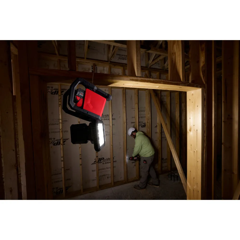 Milwaukee 2368-20SK M18 18V Dual Power Triple-Panel Light w/ 5AH Battery/Charger
