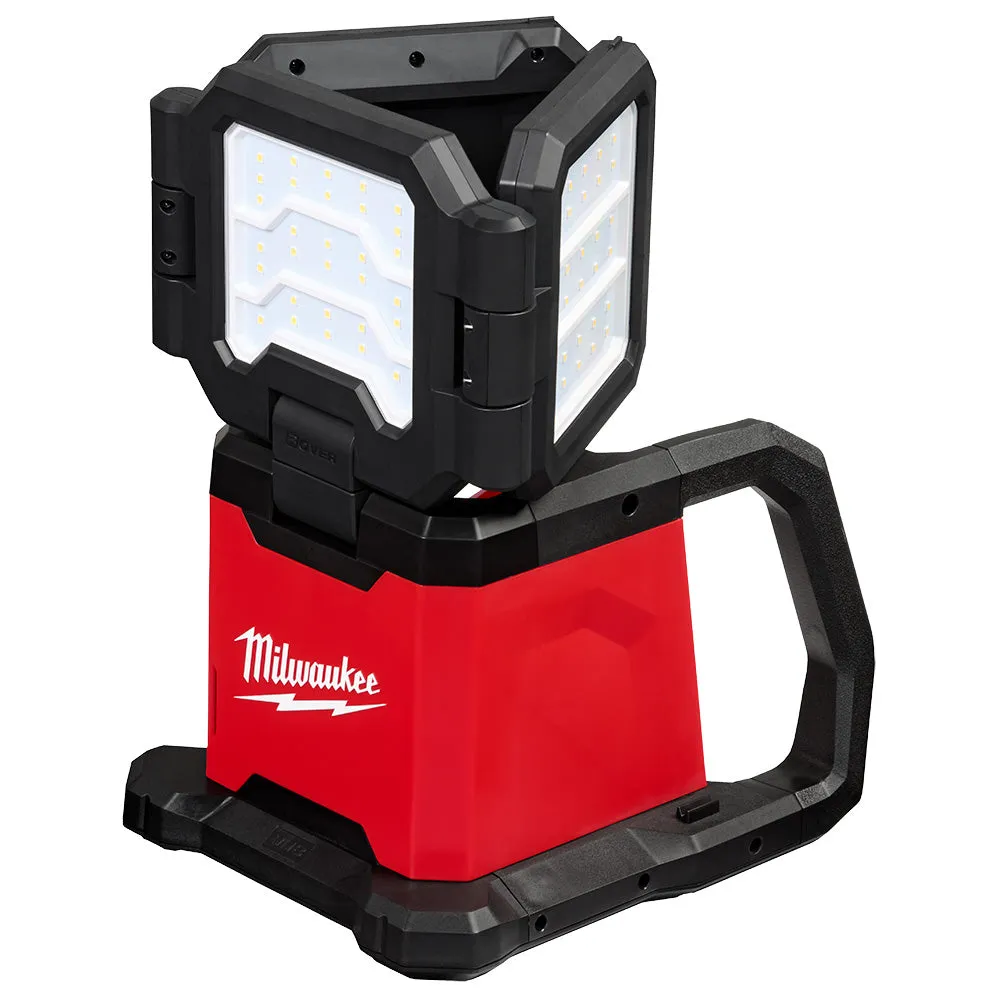 Milwaukee 2368-20SK M18 18V Dual Power Triple-Panel Light w/ 5AH Battery/Charger