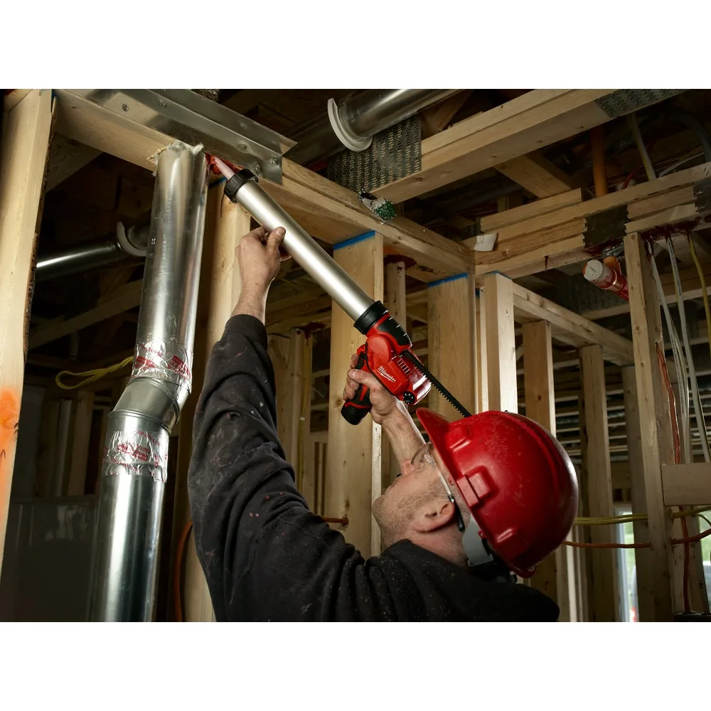 Milwaukee 2442-21 M12 12V 20Oz. Aluminum Caulk And Adhesive Gun Kit