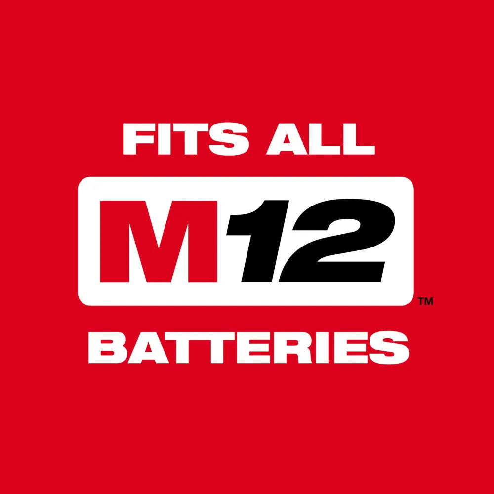 Milwaukee 2475-20x3 M12 12V Cordless Inflator w/ 2 - M12 3AH Batteries