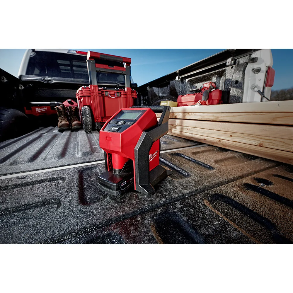 Milwaukee 2475-20x3 M12 12V Cordless Inflator w/ 2 - M12 3AH Batteries