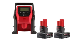 Milwaukee 2475-20x3 M12 12V Cordless Inflator w/ 2 - M12 3AH Batteries