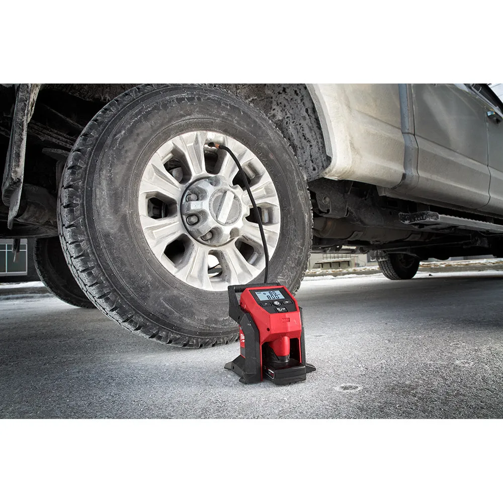Milwaukee 2475-20x3 M12 12V Cordless Inflator w/ 2 - M12 3AH Batteries