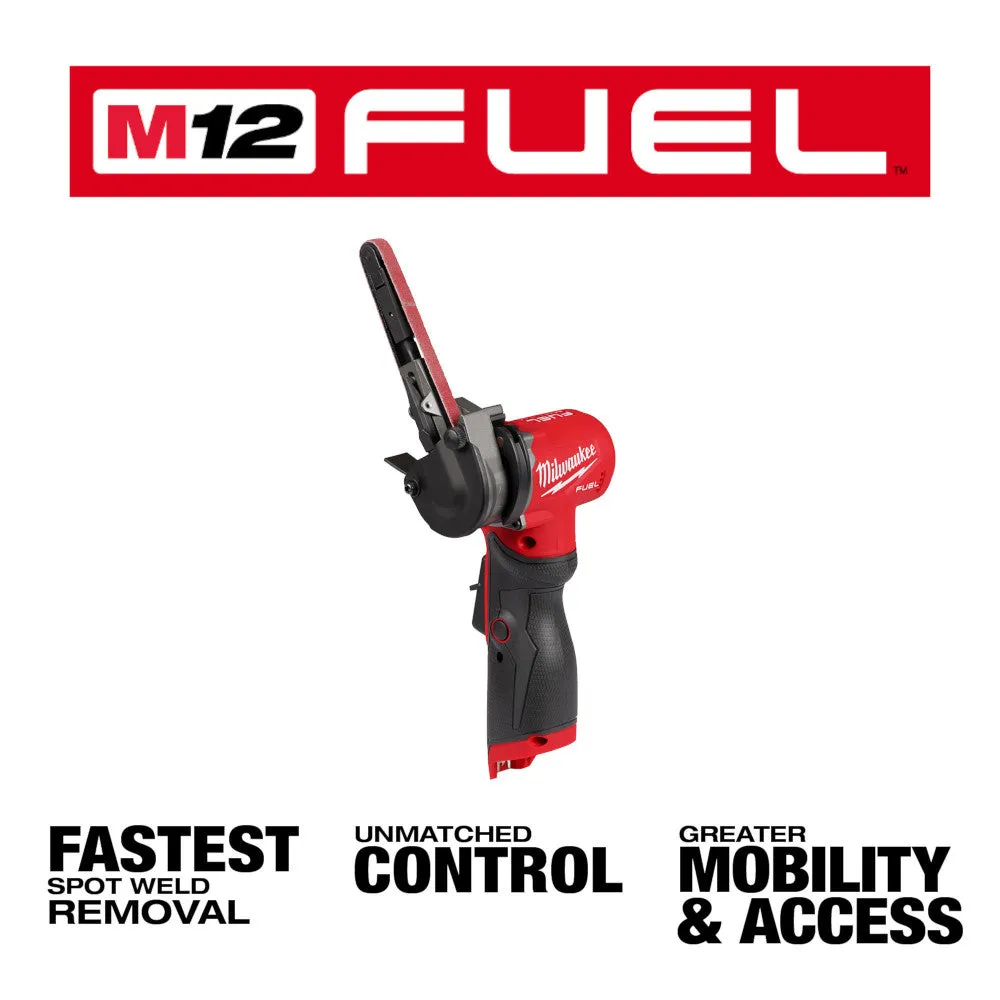 Milwaukee 2483-20 12V FUEL M12 3/8" X 13" Cordless Bandfile - Bare Tool