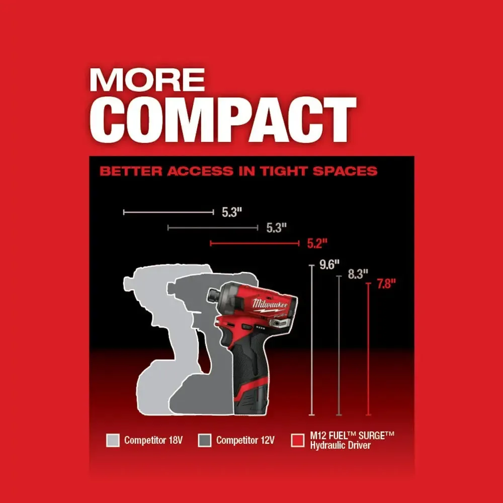 Milwaukee 2551-20 - M12 FUEL™ SURGE™ 1/4 in. Hex Hydraulic Driver