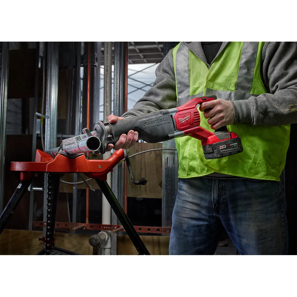 Milwaukee 2621-20SK M18 18V SAWZALL Reciprocating Saw w/ 5AH Battery and Charger