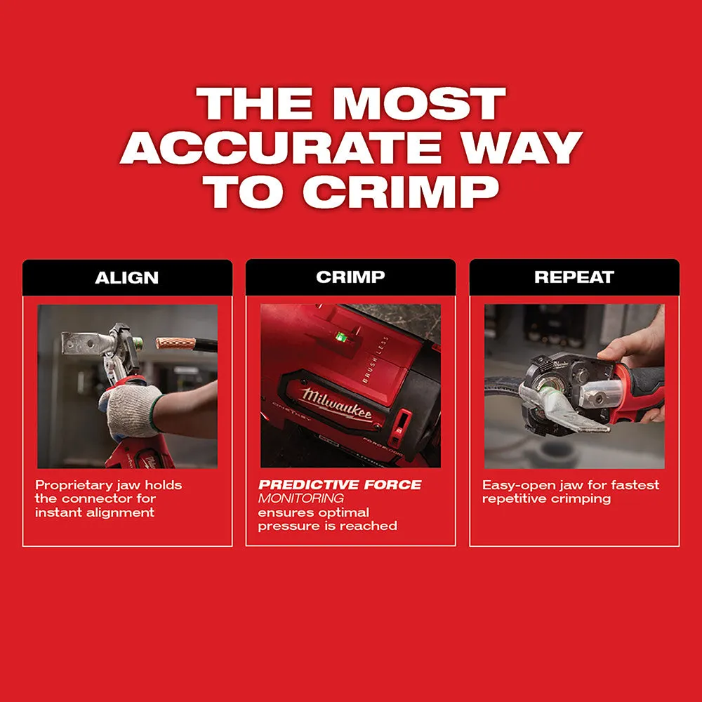 Milwaukee 2679-82 M18 18V FORCE LOGIC 600 MCM Crimper - Recon - Bare Tool