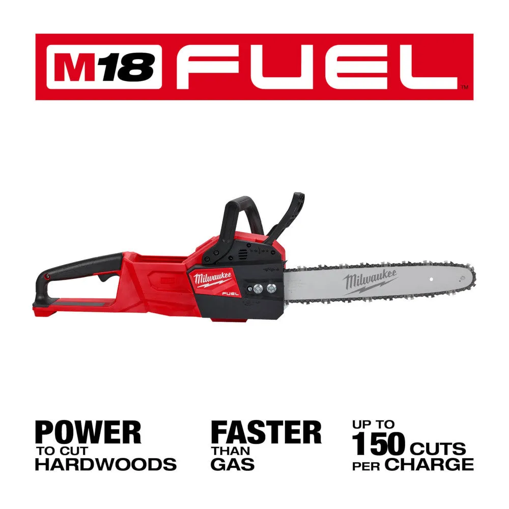 Milwaukee 2727-20C M18 FUEL 14" Ergonomic Cordless Chainsaw - Bare Tool