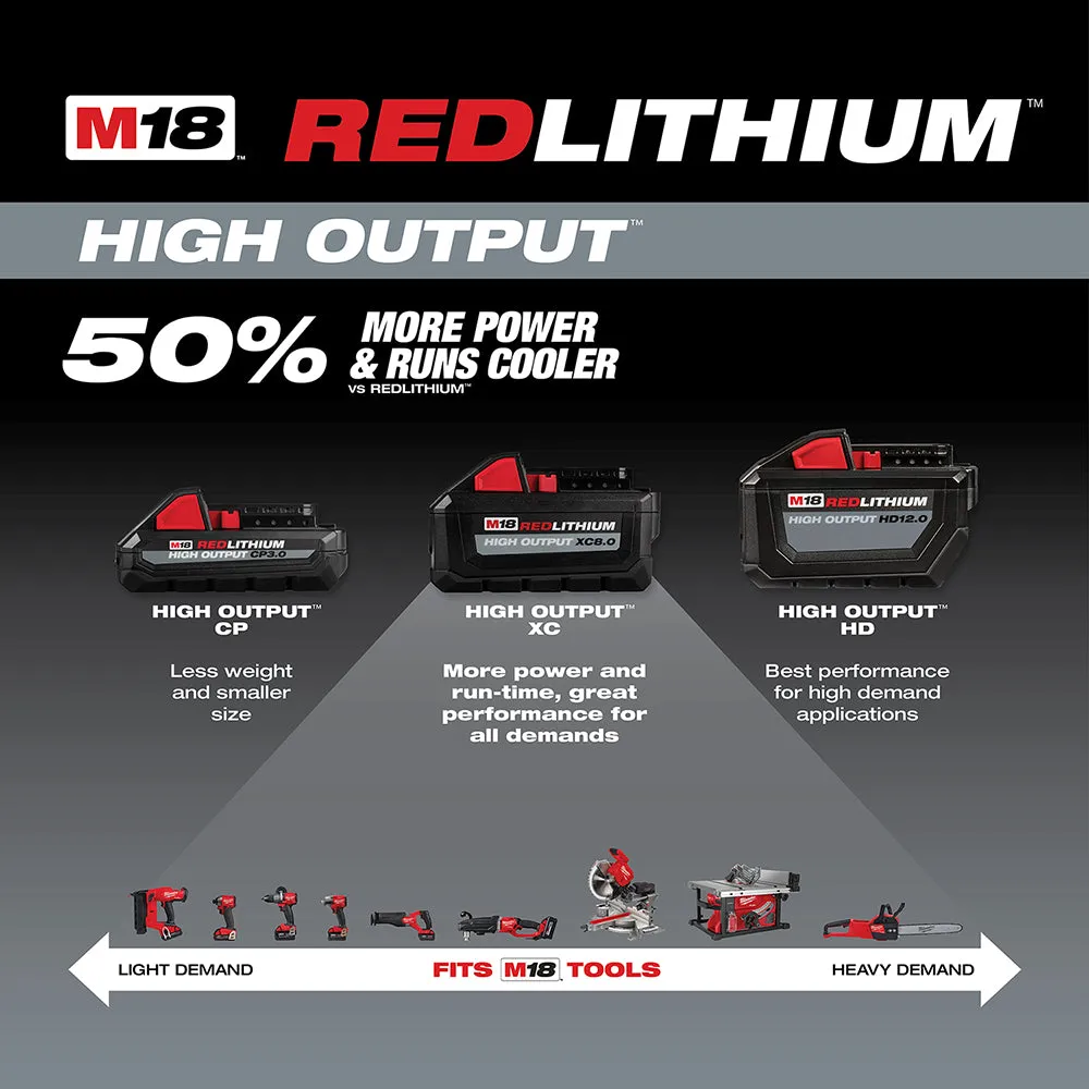 Milwaukee 2727-20x6 M18 FUEL 18V 16" Cordless Li-Ion Chainsaw w/ 6AH Battery