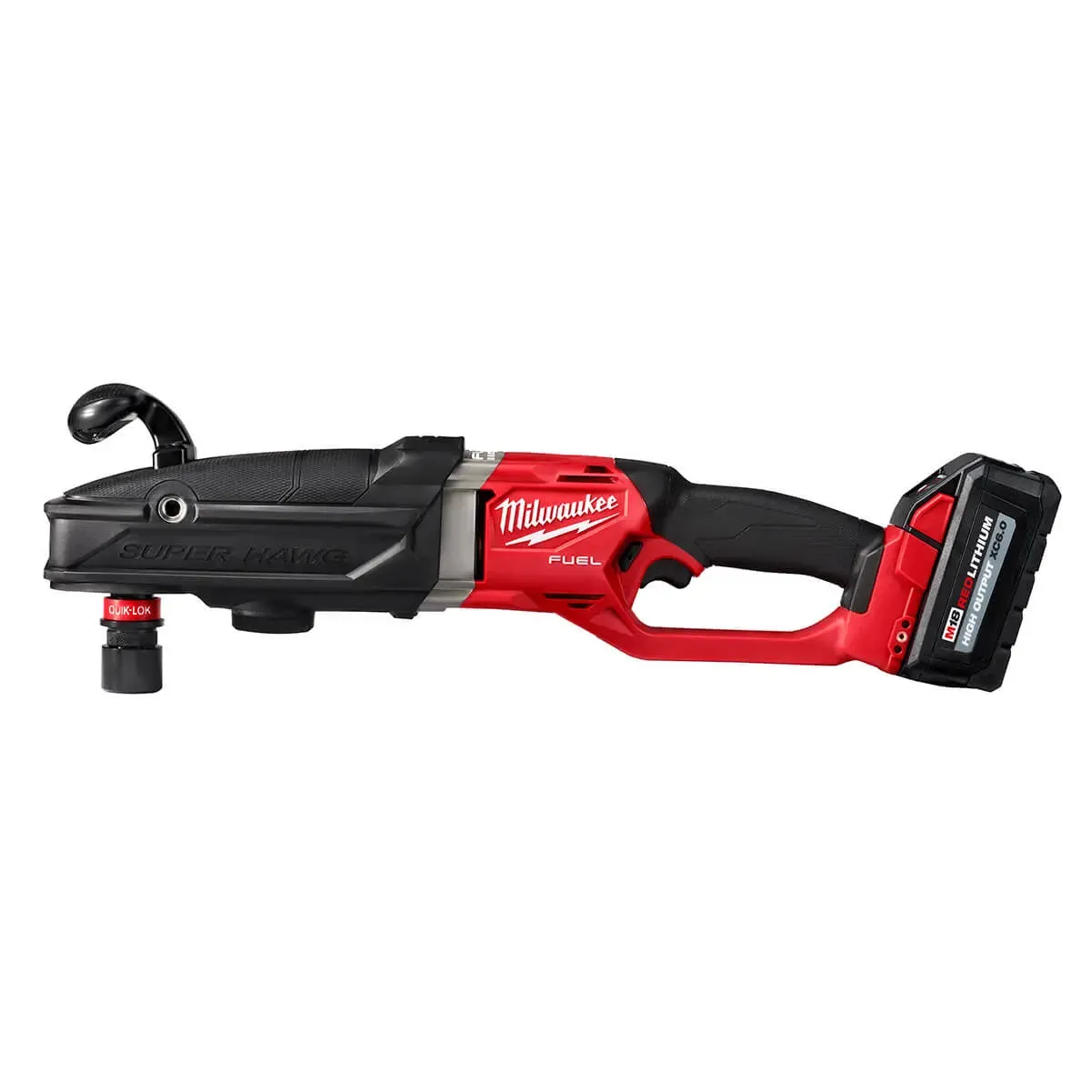 Milwaukee 2811-22 - M18 FUEL™SUPER HAWG™ Right Angle Drill w/ QUIK-LOK™ Kit