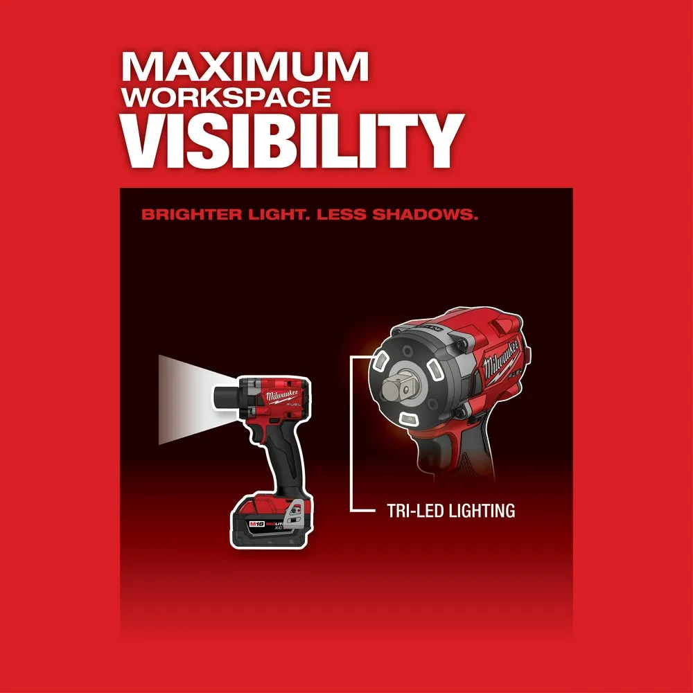 Milwaukee 2855P-80 M18 FUEL 18V 1/2" Compact Impact Wrench - Recon - Bare Tool