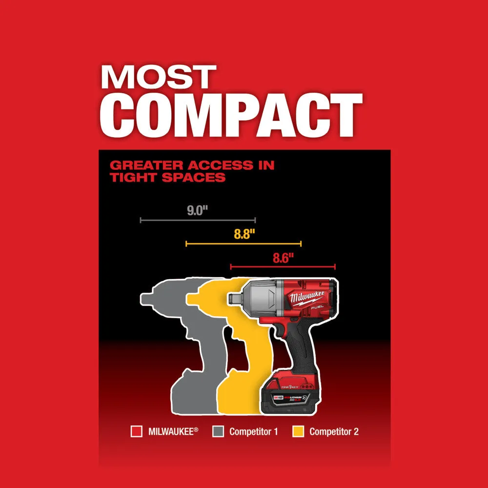 Milwaukee 2864-22R M18 FUEL 18V ONE-KEY High Torque Impact Wrench 3/4 Friction Ring