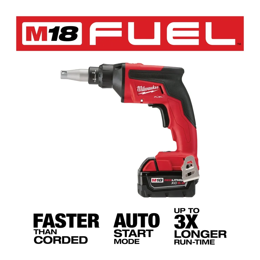 Milwaukee 2866-22ID M18 FUEL 18V Drywall Screw Gun / Surge Impact Combo Kit