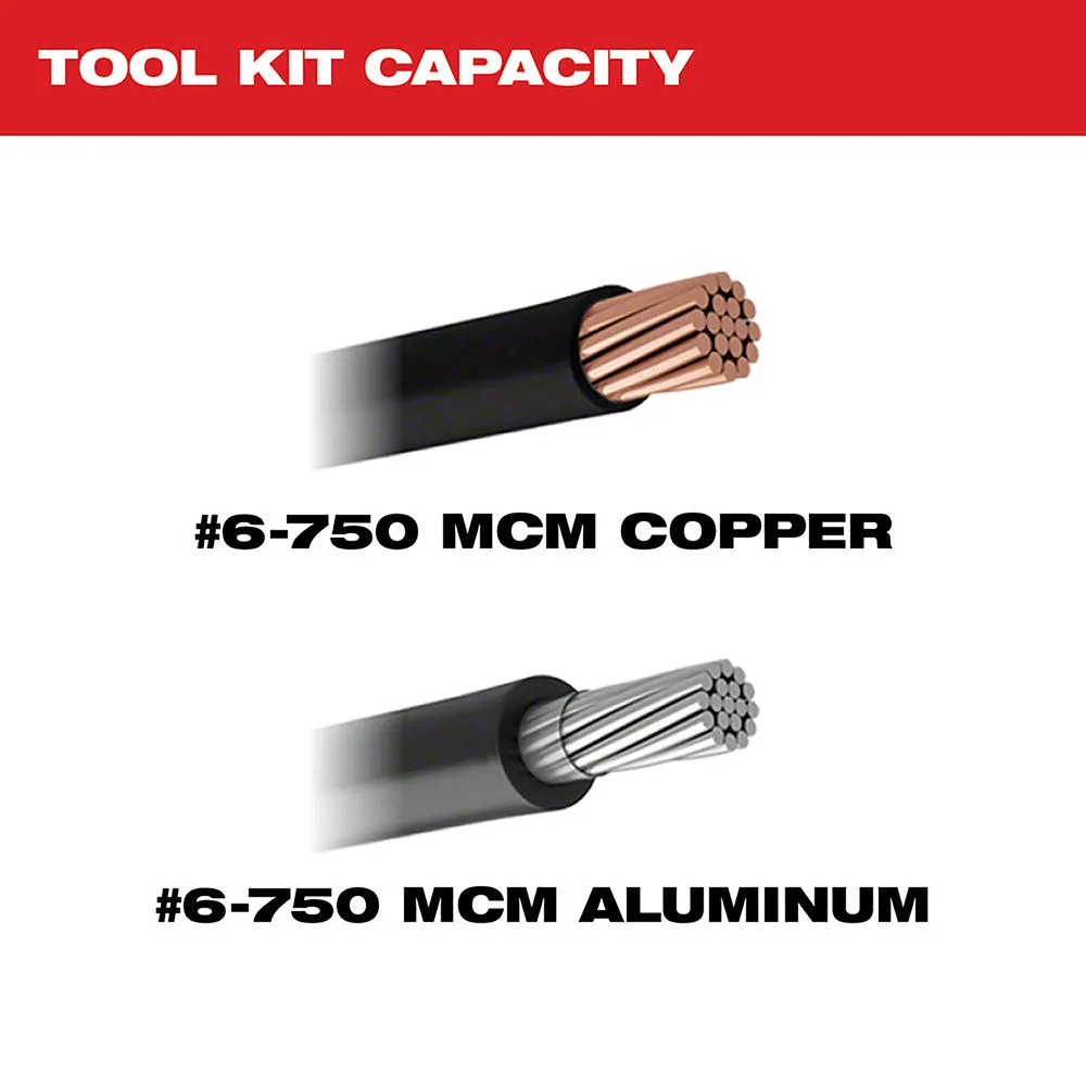Milwaukee 2877-22 M18 18V FORCE LOGIC 750 MCM Dieless Crimper