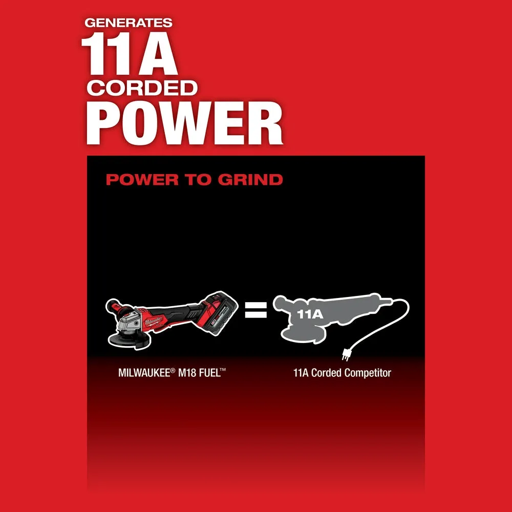 Milwaukee 2888-80 M18 FUEL 18V 4-1/2" / 5" Braking Grinder - Recon - Bare Tool