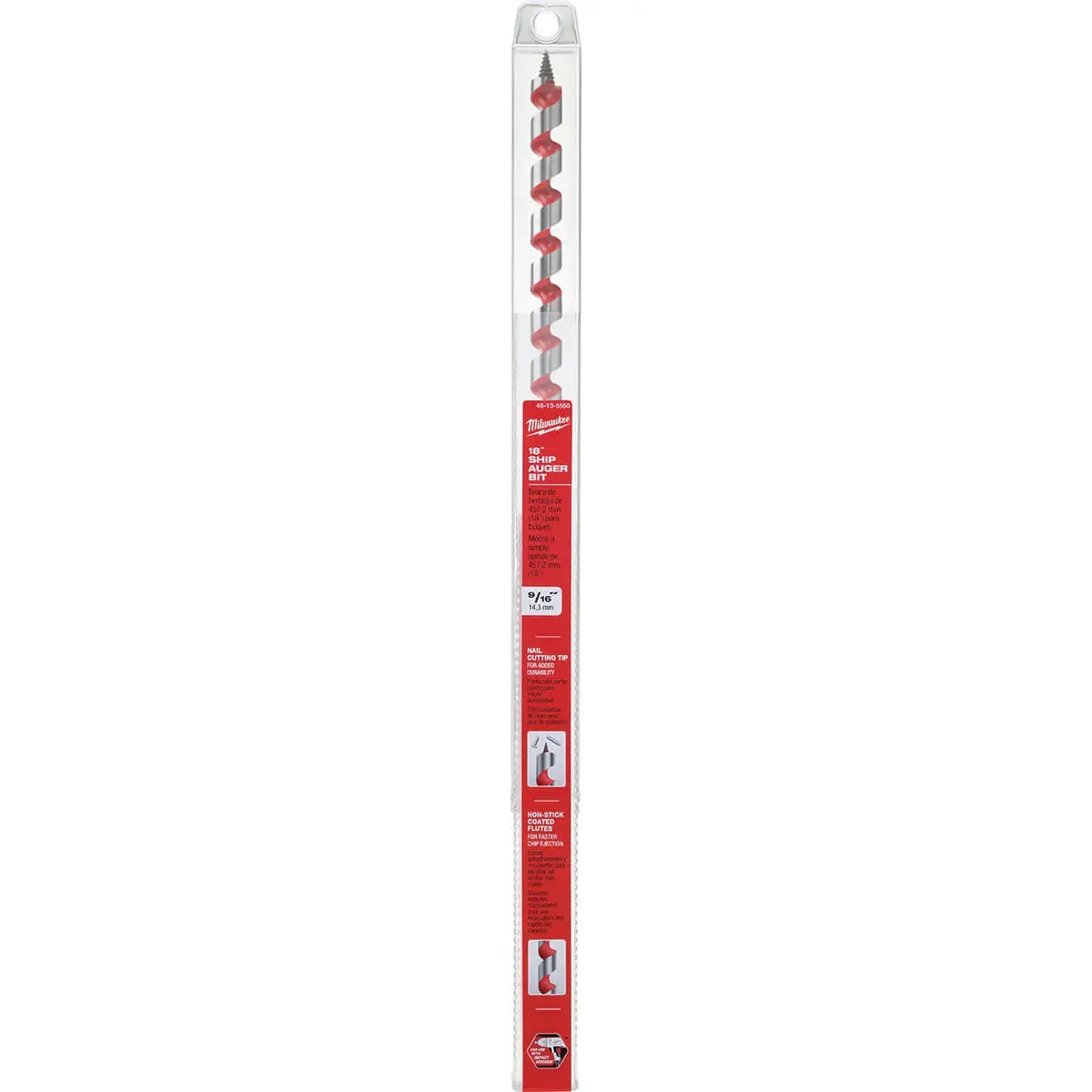 Milwaukee 48-13-5560 - 9/16 in. x 18 in. Ship Auger Bit