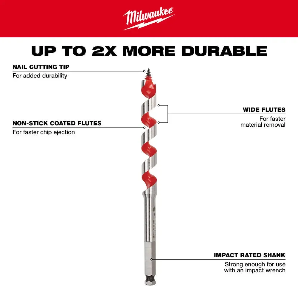 Milwaukee 48-13-5930 - 15/16 in. x 18 in. Ship Auger Bit