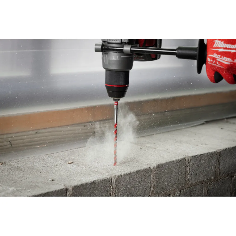 Milwaukee 48-20-9101 - 5/32" x 4" x 6" SHOCKWAVE Impact Duty™ Carbide Hammer Drill Bits