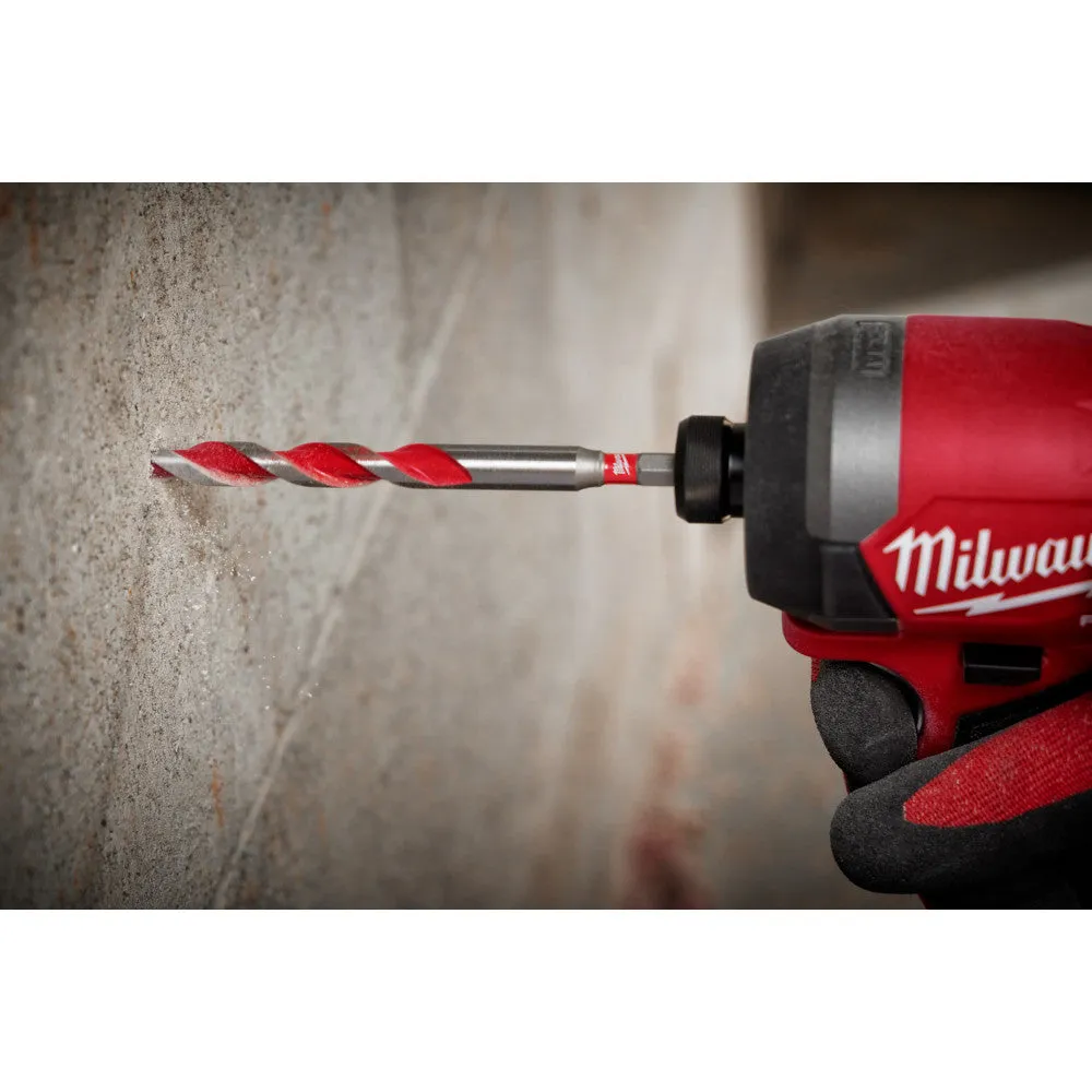 Milwaukee 48-20-9101 - 5/32" x 4" x 6" SHOCKWAVE Impact Duty™ Carbide Hammer Drill Bits