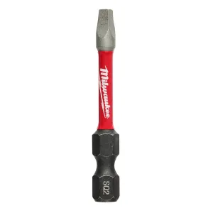 Milwaukee 48-32-4772 - SHOCKWAVE™ 2” Impact Square Recess #2 Power Bits