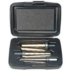Norseman 83750 - 3pc Type 78-GR Step Reamer Set