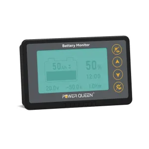 Power Queen 500A Battery Monitor with Shunt