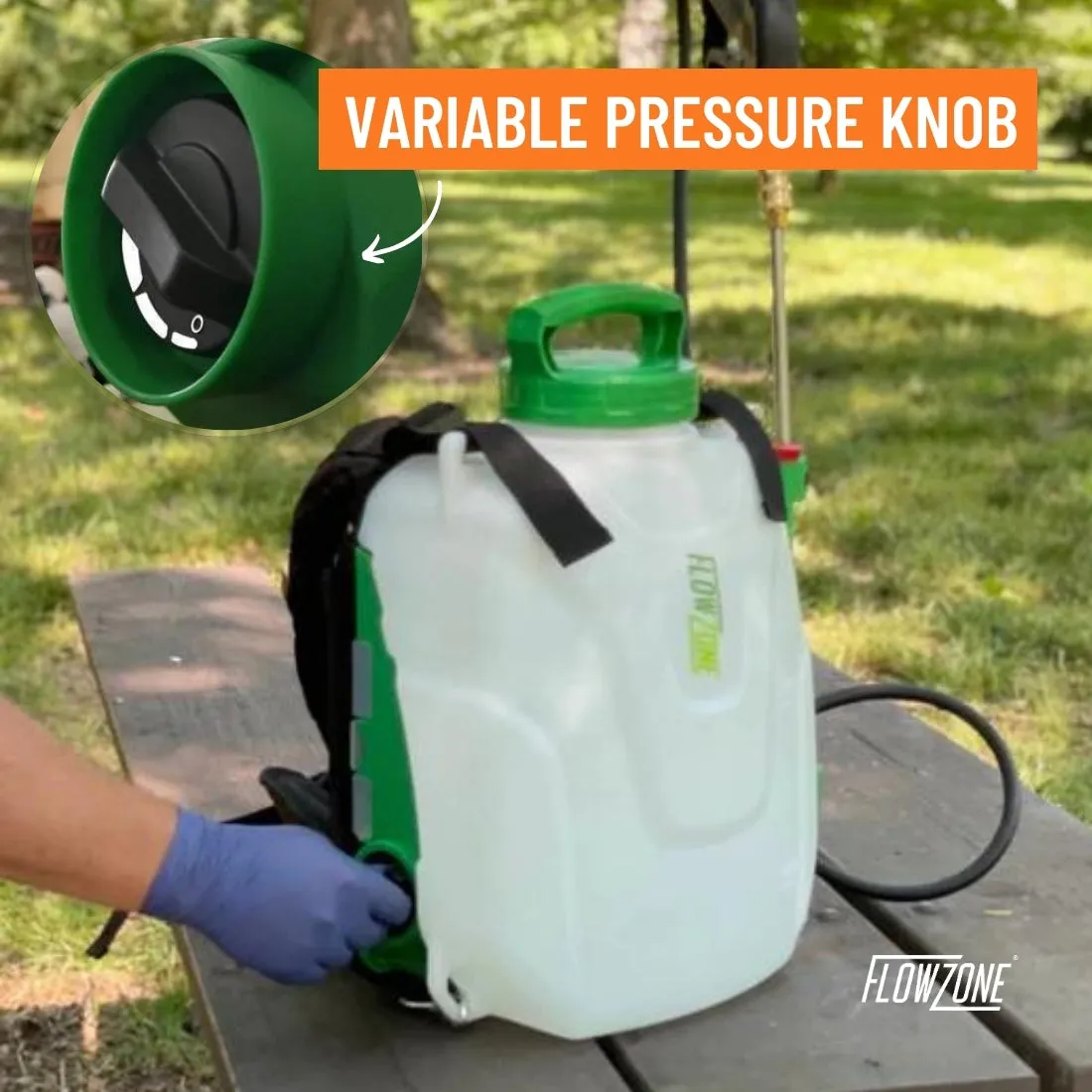 Storm 2.5 Variable Pressure 5-Position Battery Backpack Sprayer (2.5-Gallon)