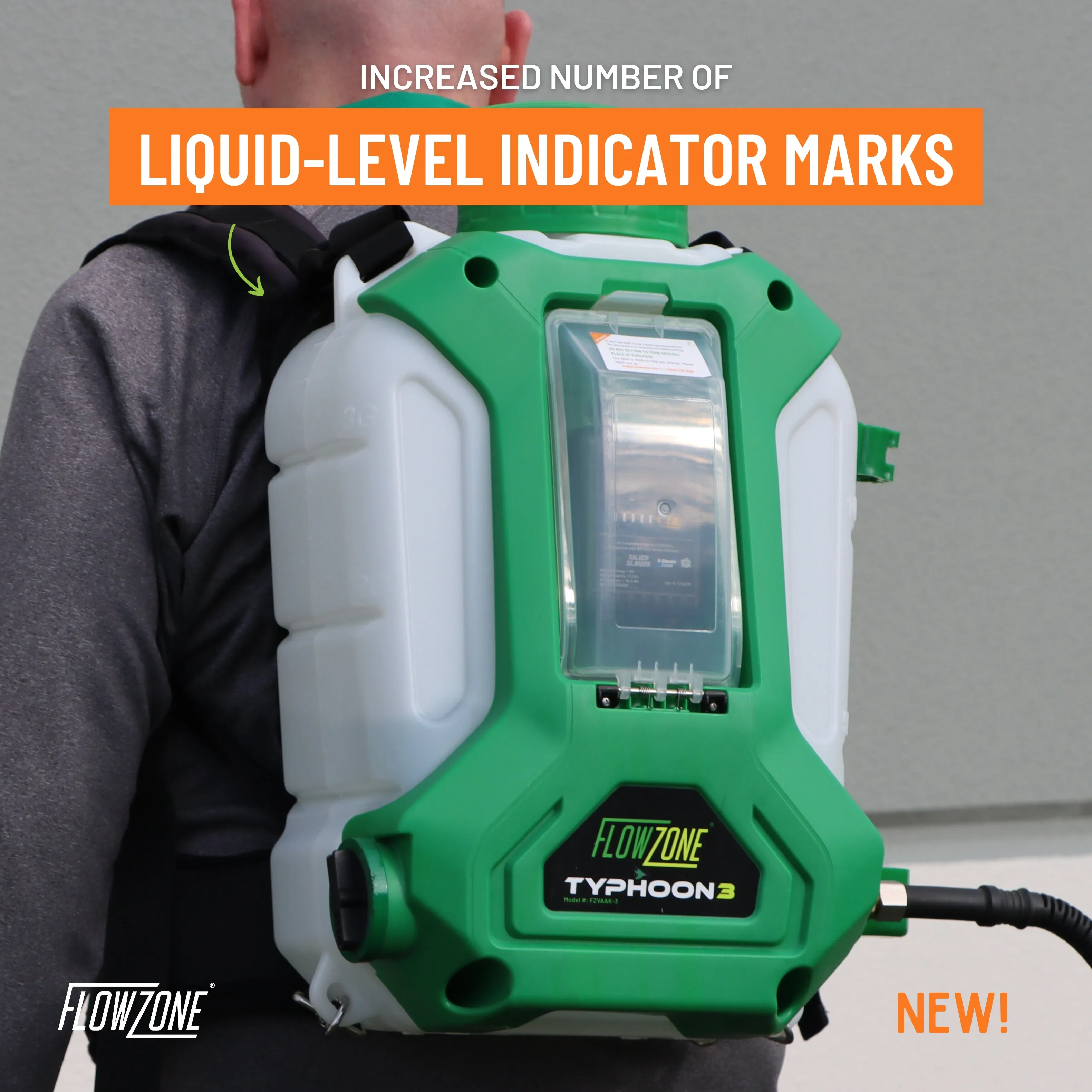 [TOOL ONLY] Typhoon 3 Battery Powered Backpack Sprayer (4-Gallon)