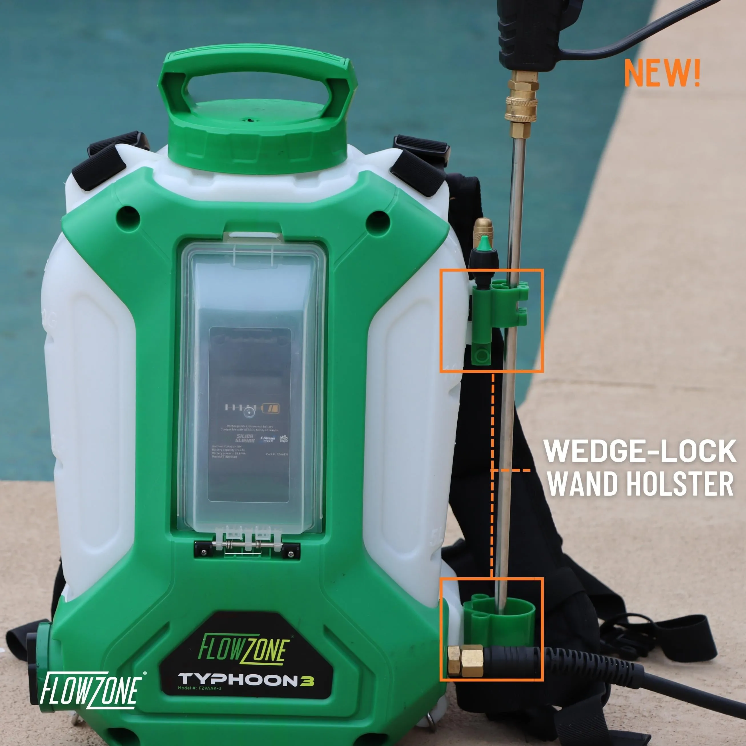[TOOL ONLY] Typhoon 3 Battery Powered Backpack Sprayer (4-Gallon)