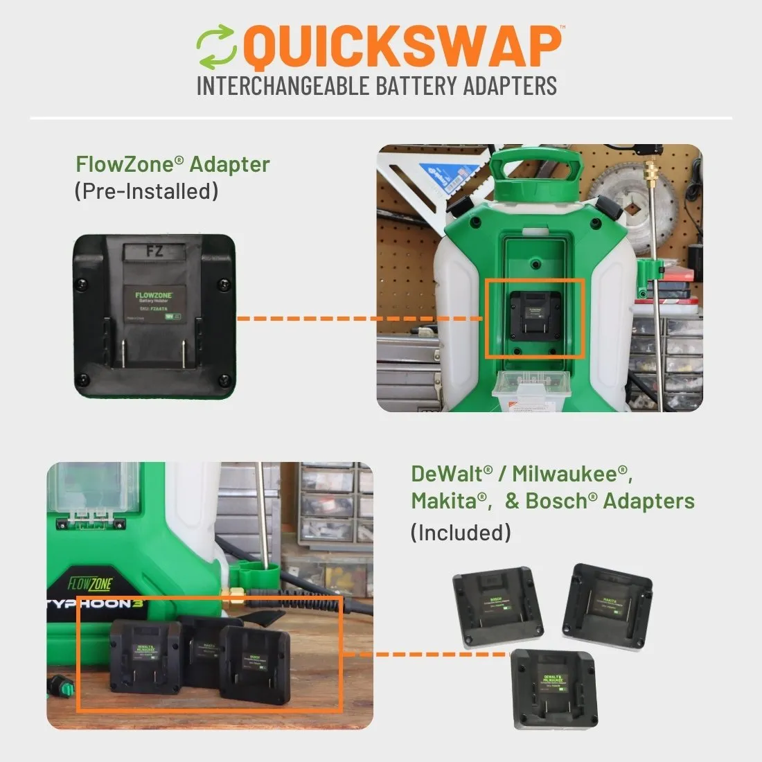 [TOOL ONLY] Typhoon 3 Battery Powered Backpack Sprayer (4-Gallon)