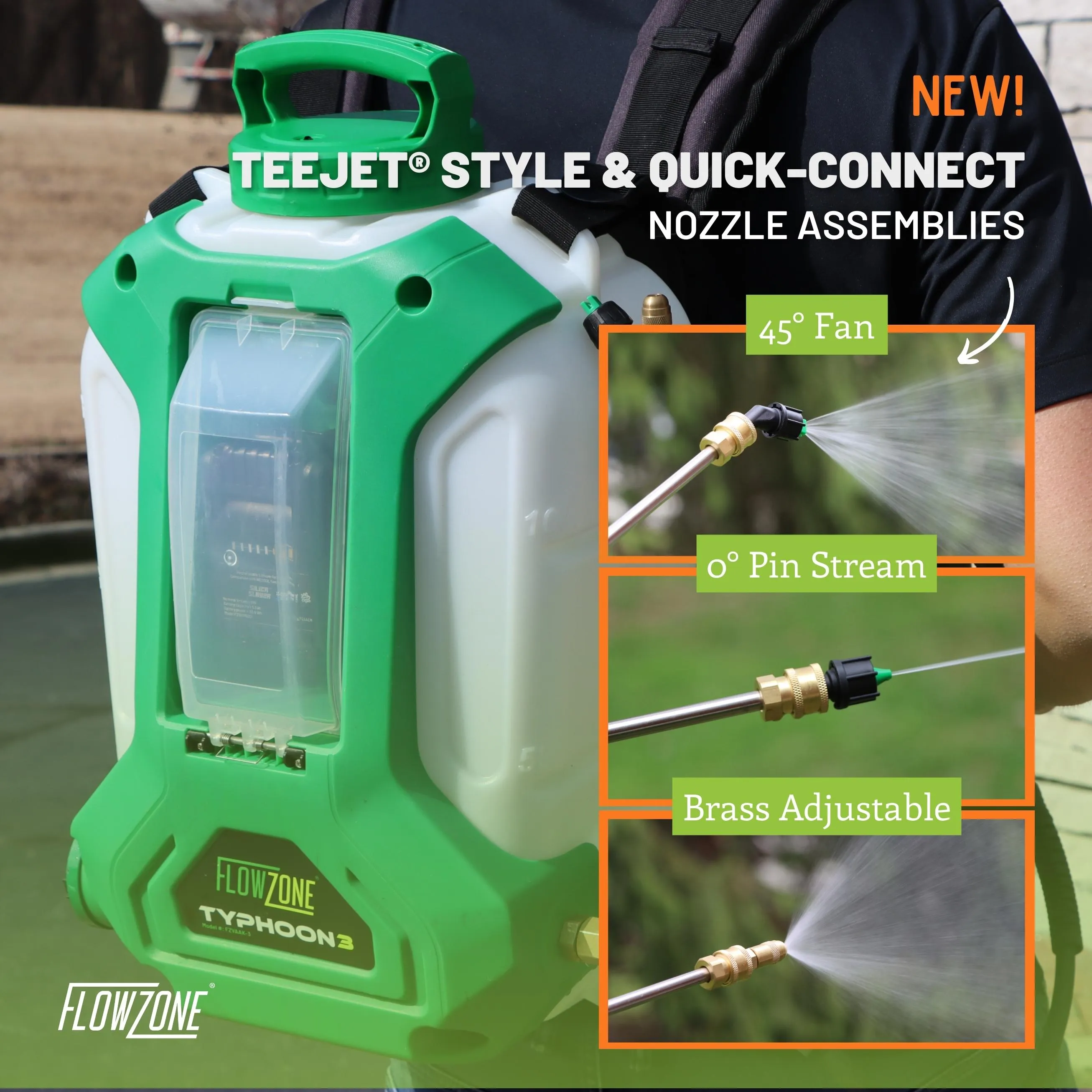 [TOOL ONLY] Typhoon 3 Battery Powered Backpack Sprayer (4-Gallon)